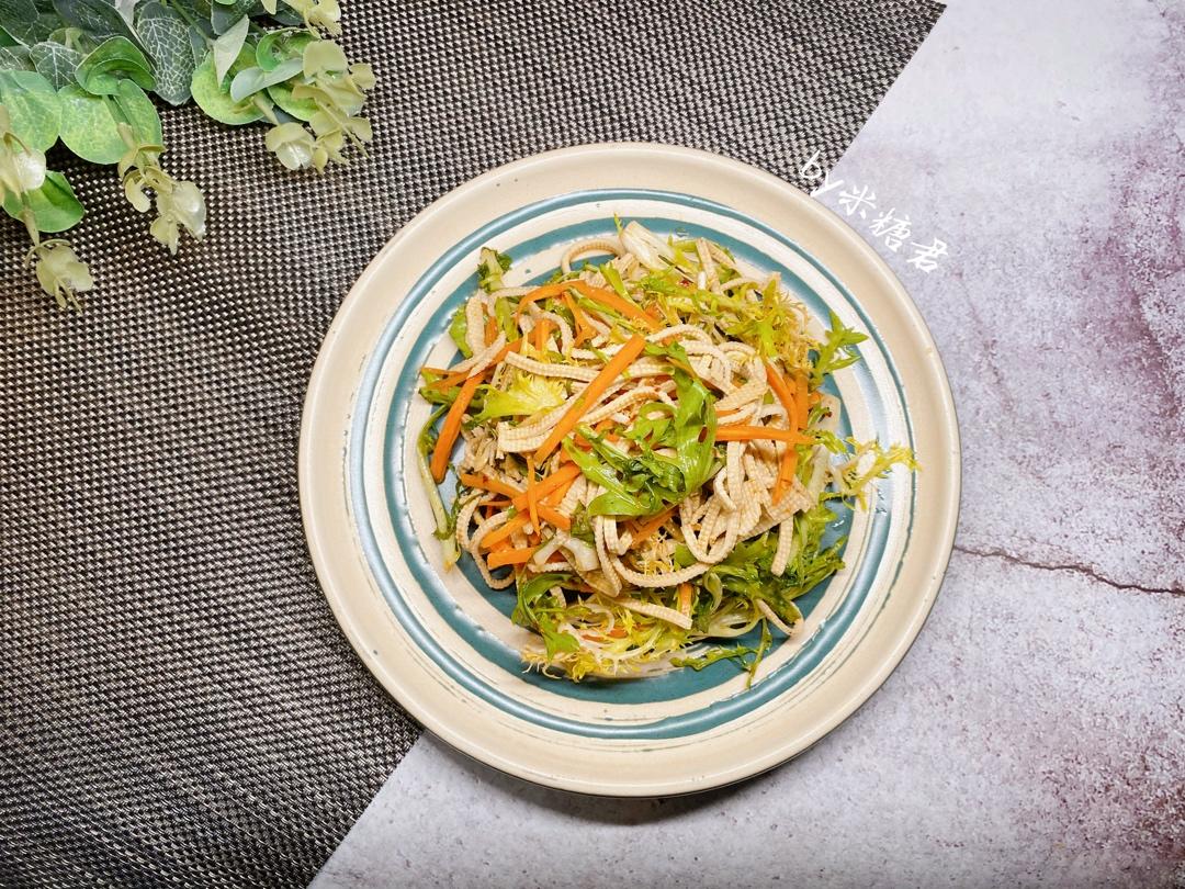 清火开胃：豆皮拌苦菊