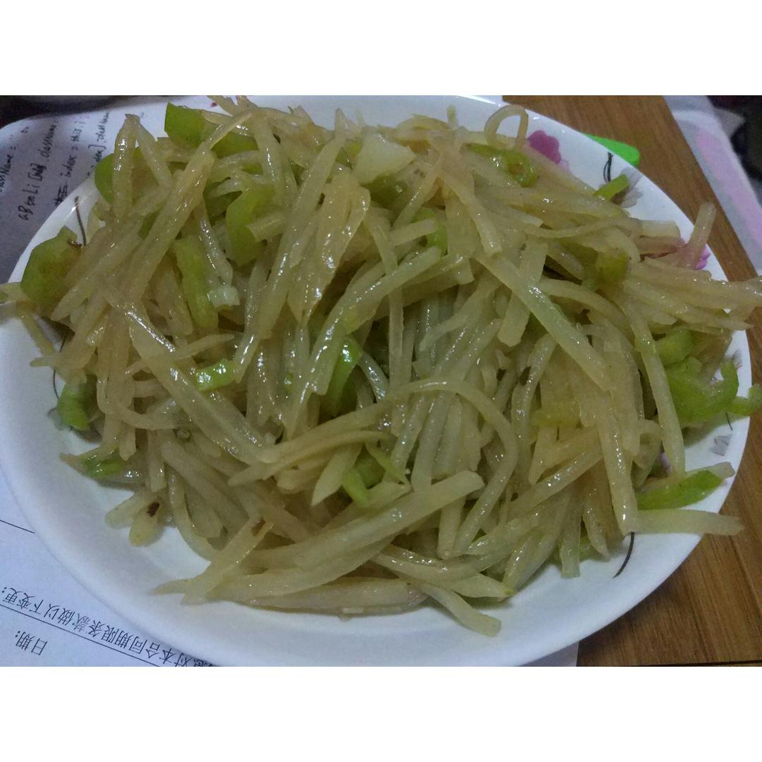 青椒土豆丝