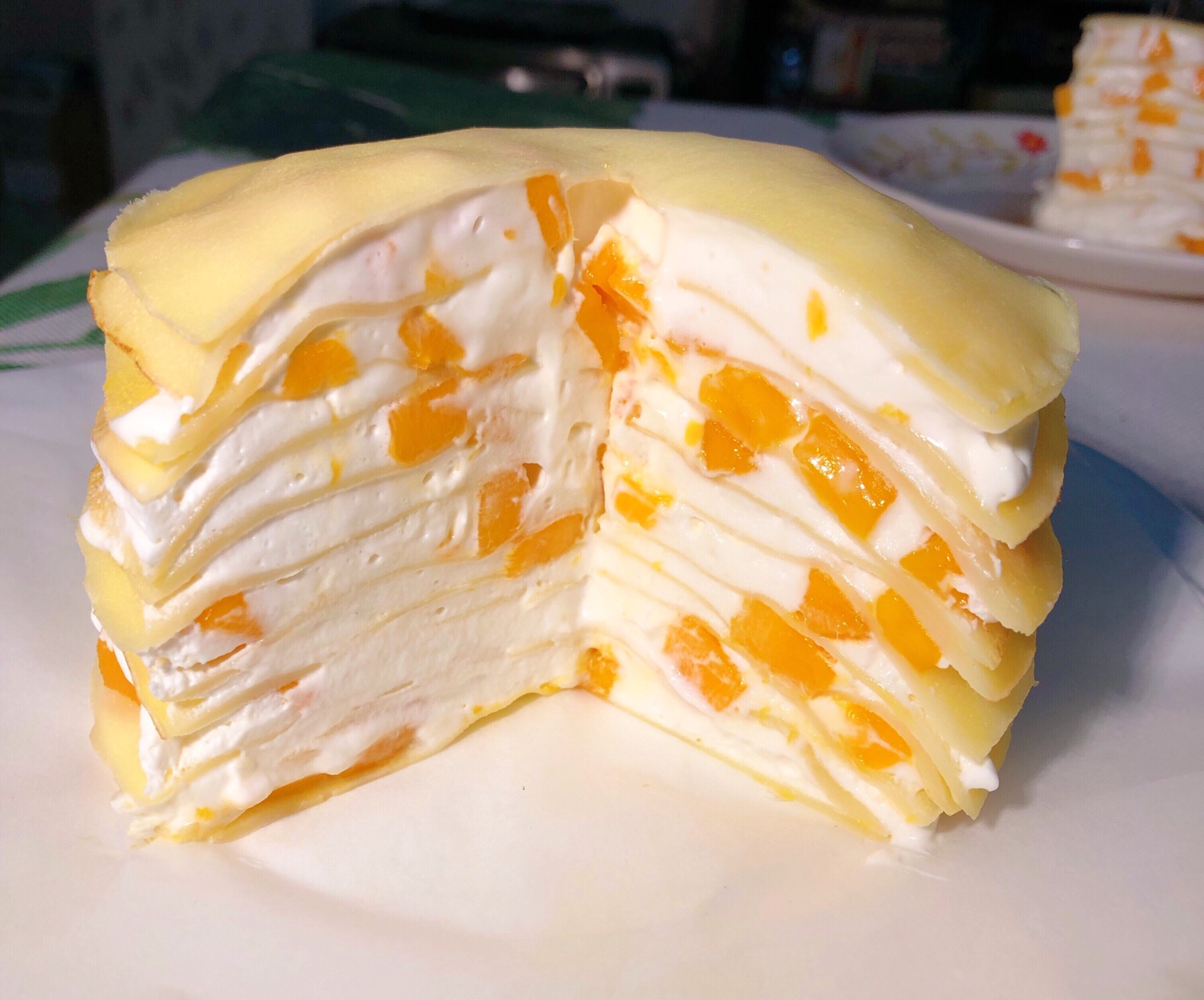 芒果千层蛋糕的做法 步骤5
