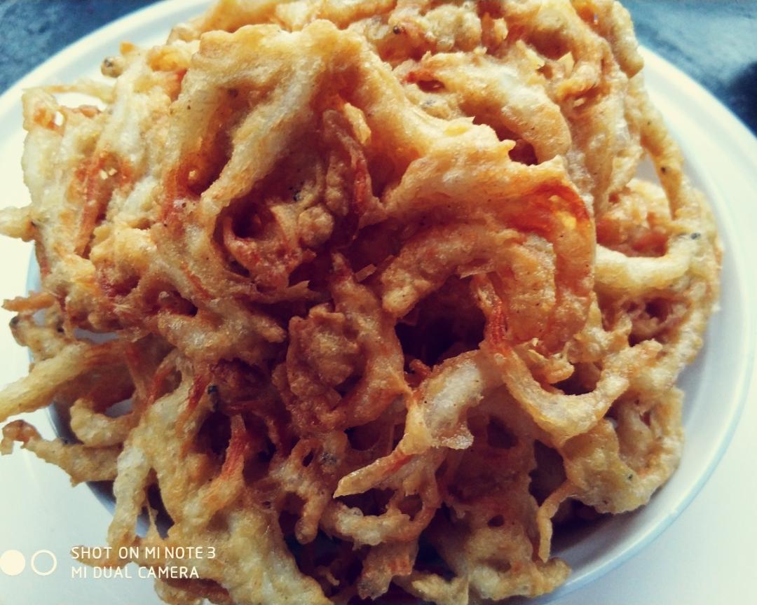 炸银鱼（玉米酥）