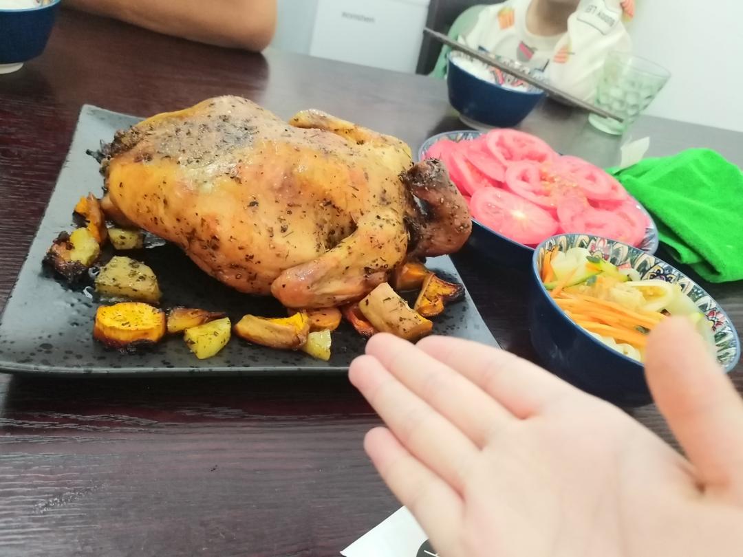 脆皮烤鸡