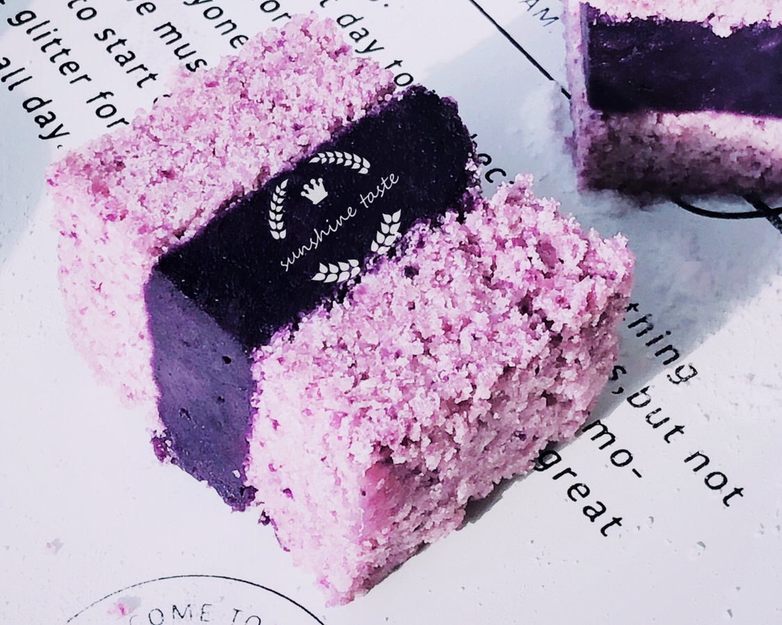 灭霸系列之——紫薯松米糕的做法