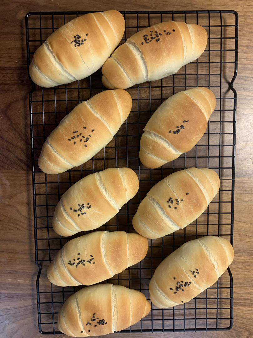日式盐面包 日式盐可颂-（含整形小视频）