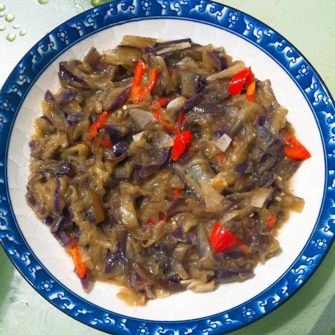 清炒茄子（少油版+视频）