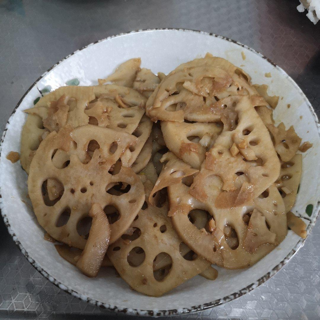 酸香爽辣炒藕片