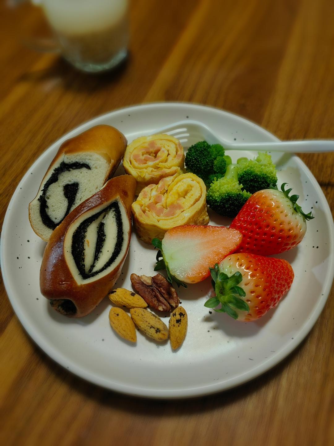 原味（抹茶）2款奶酥馅德式碱水面包｜一次搞定两种口味｜高颜值｜快手｜免手套膜｜免发酵
