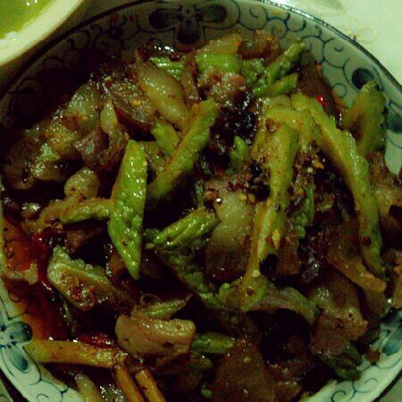 苦瓜炒腊肉
