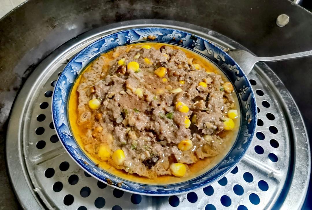 孩子爱吃的蒸肉饼