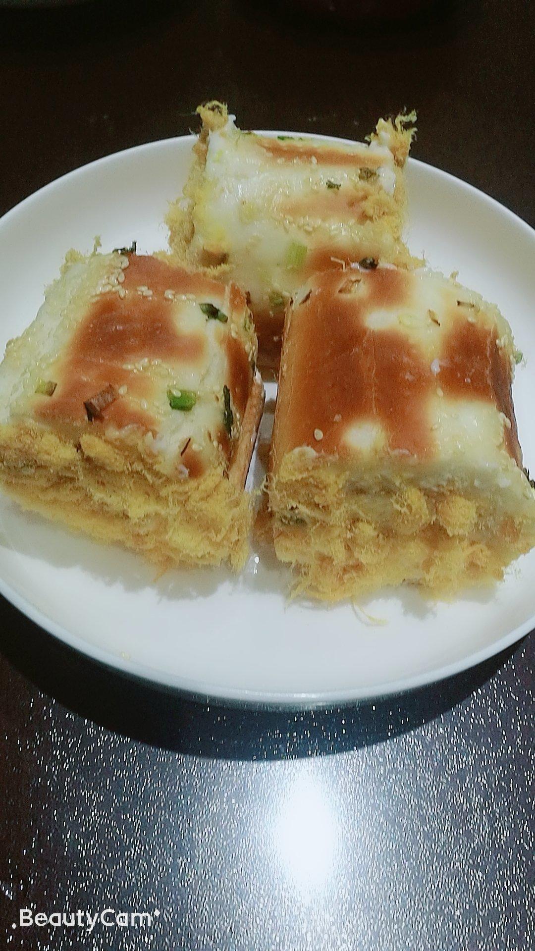 65度汤种松松面包（消耗肉松）