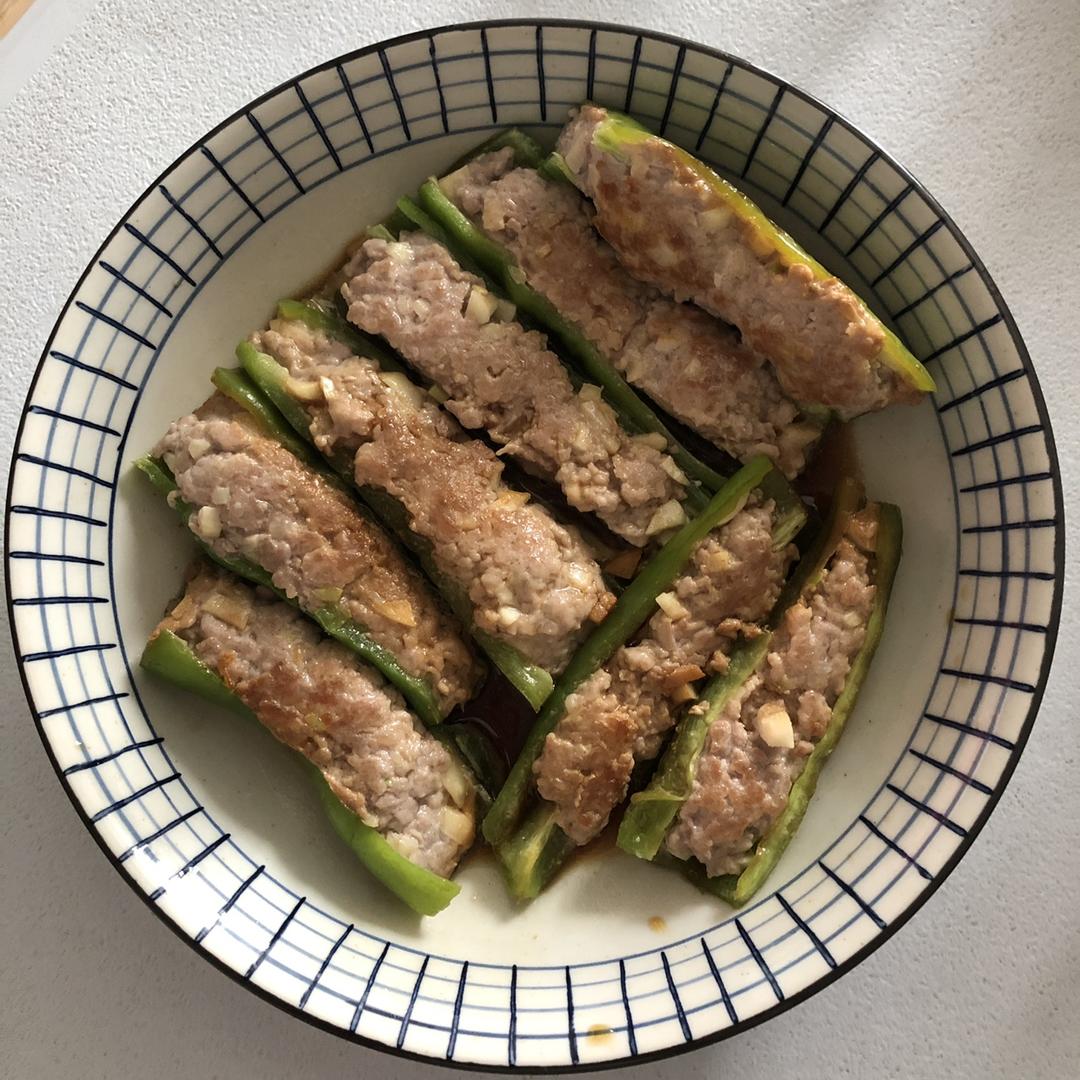 尖椒酿肉（图文教程）