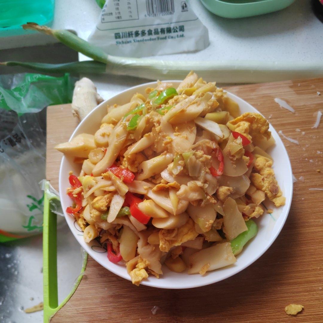 竹笋炒鸡蛋