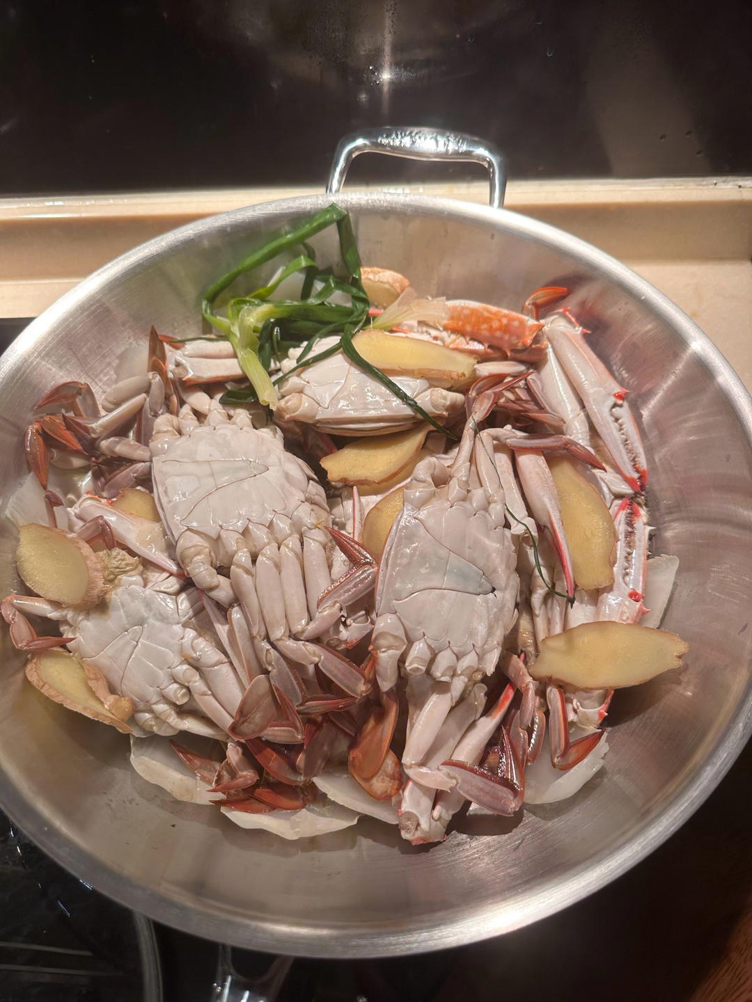 清蒸梭子蟹（无水电磁炉版）