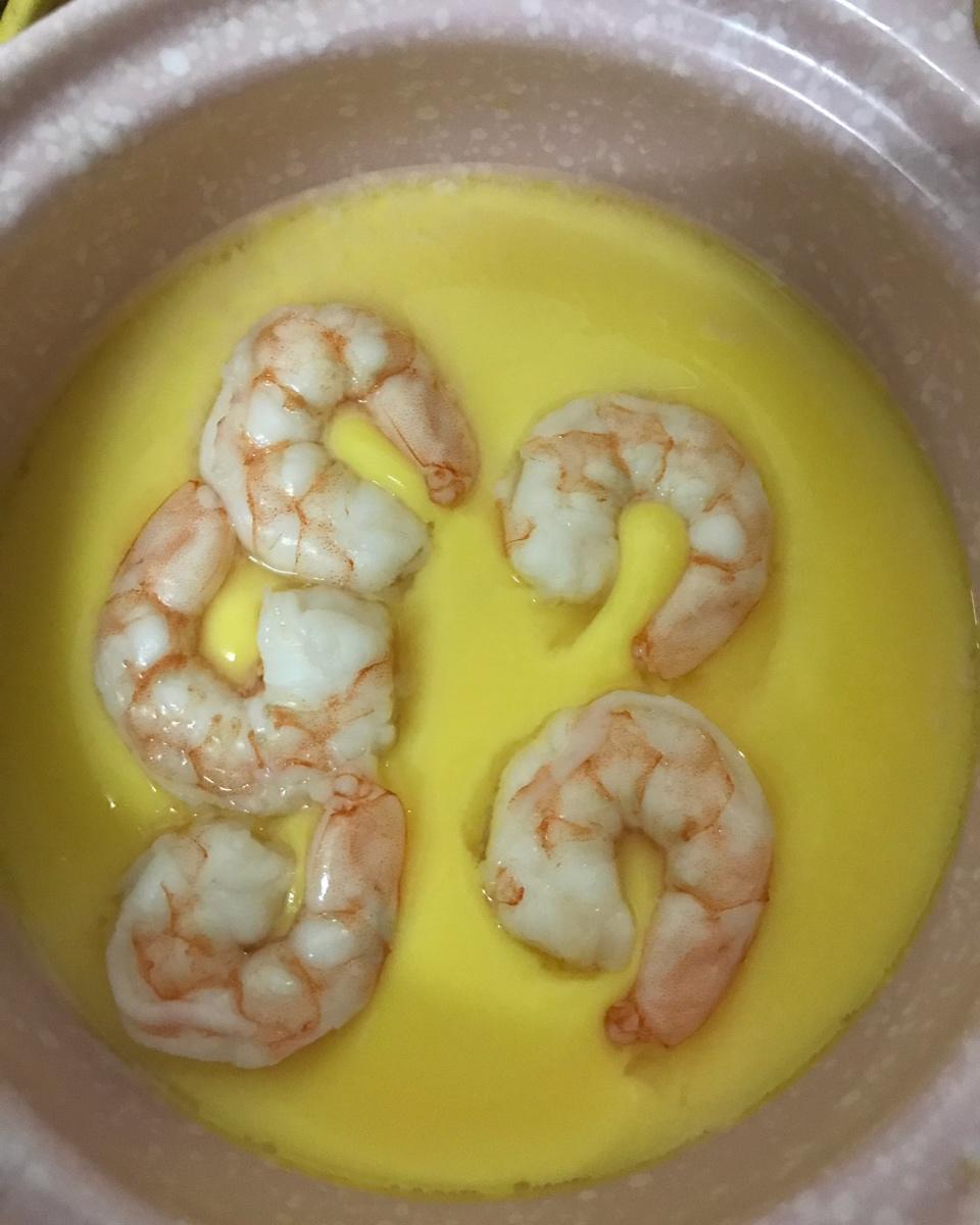 宝宝辅食：虾仁蛋羹（适龄：24月+）