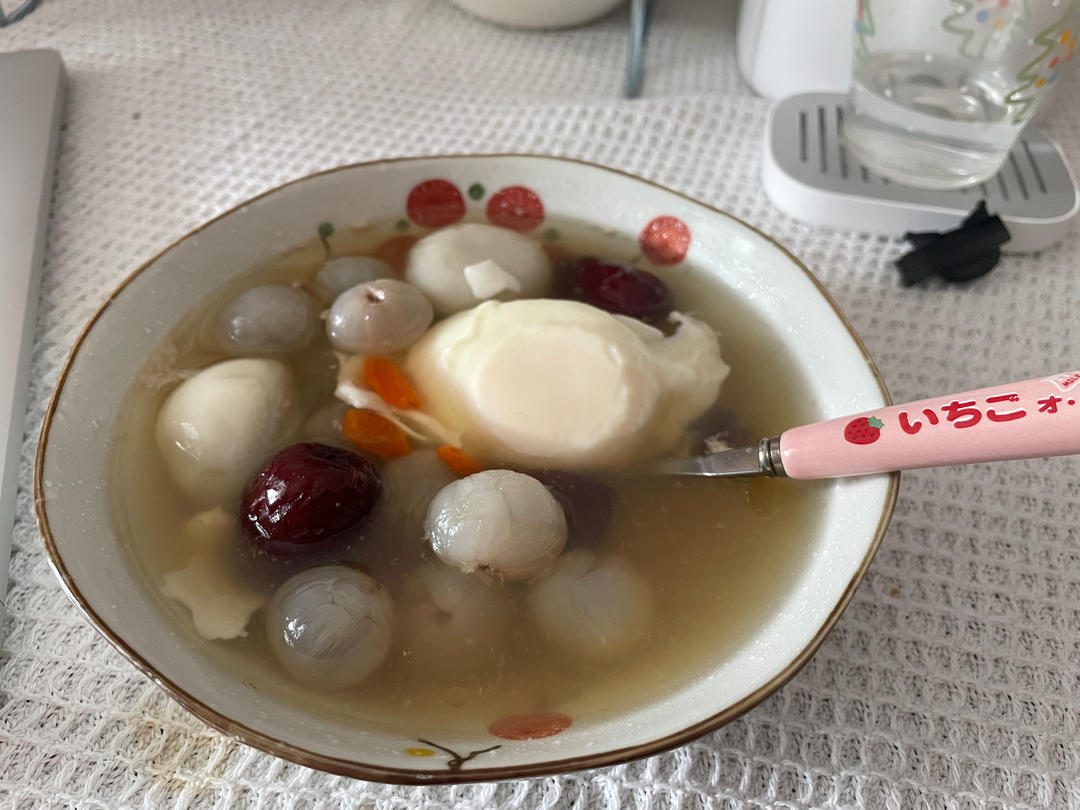 冬至桂圆烧蛋，补气养血好气色