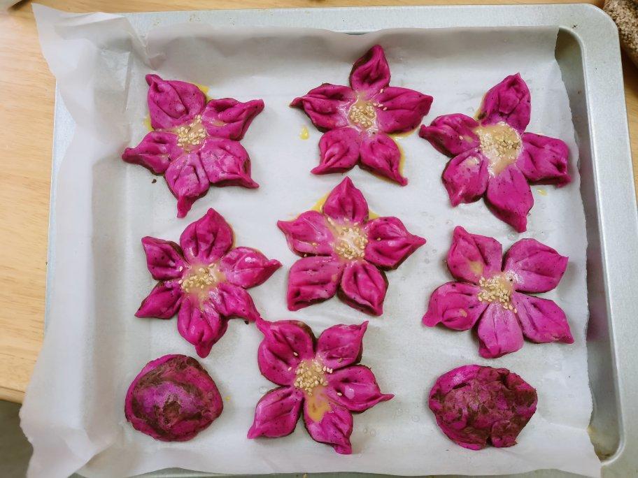 浪漫唯美樱花酥～～豆沙馅