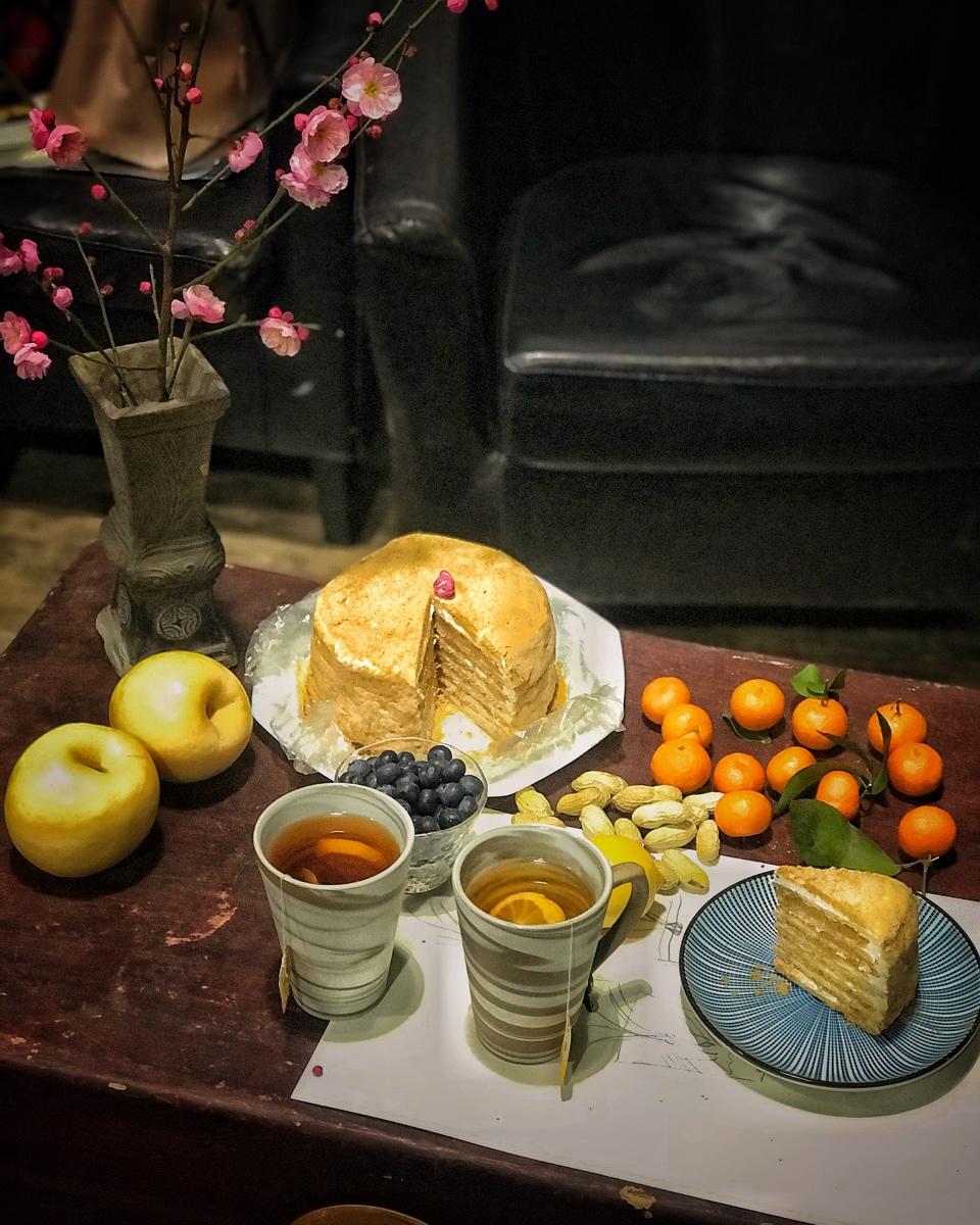 俄罗斯蜂蜜蛋糕   千层蛋糕【又名提拉米苏】