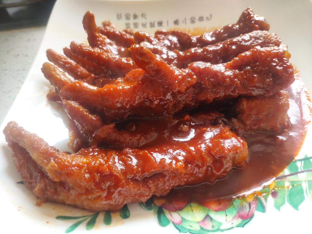 一次成功的韩式虎皮火辣鸡爪