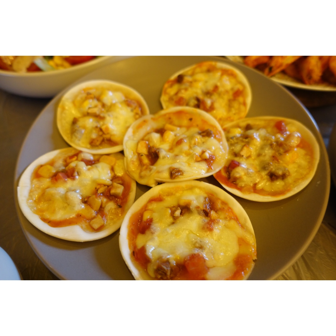 美味饺子皮匹萨