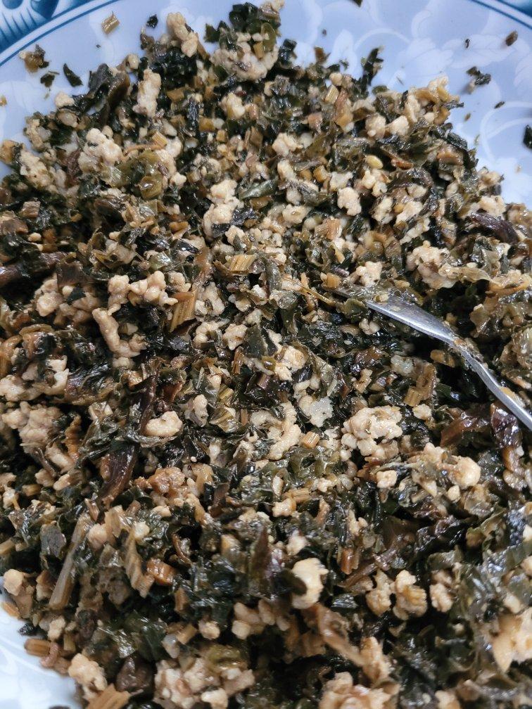 梅干菜肉饼（平底锅煎和烤箱烤两种吃法）