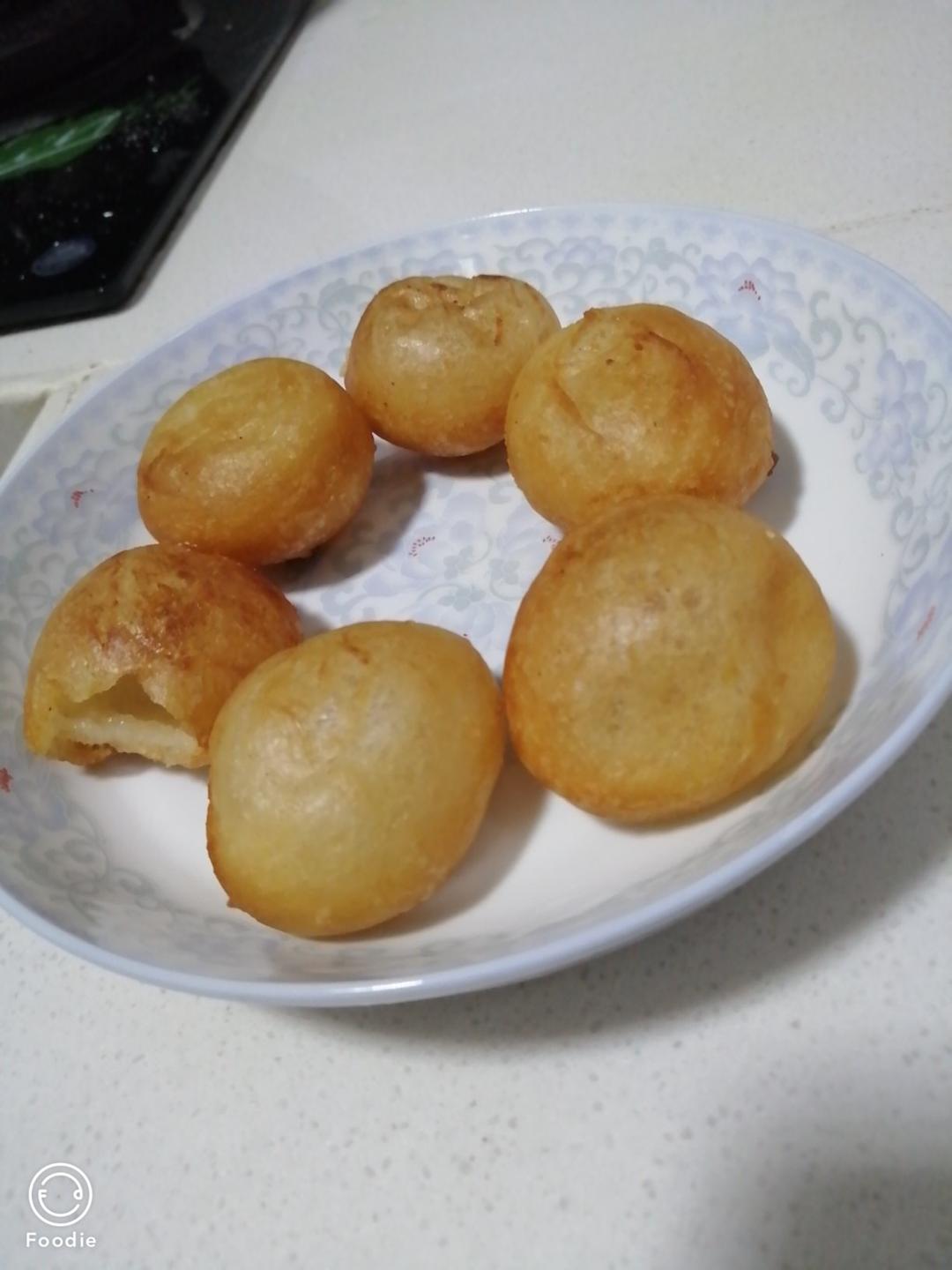 自制空心麻圆