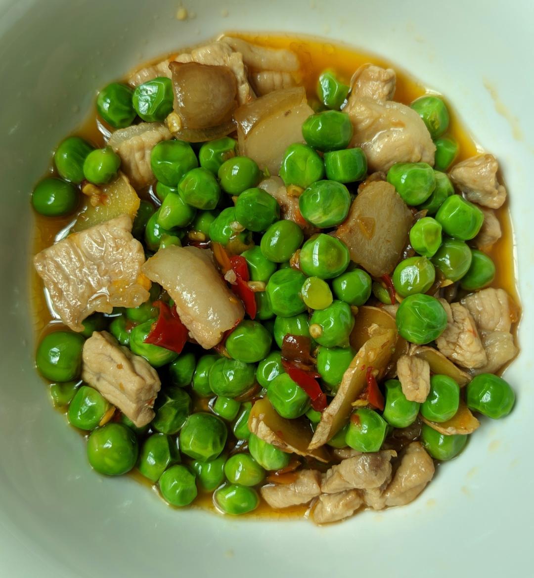 快手菜 青豆炒肉