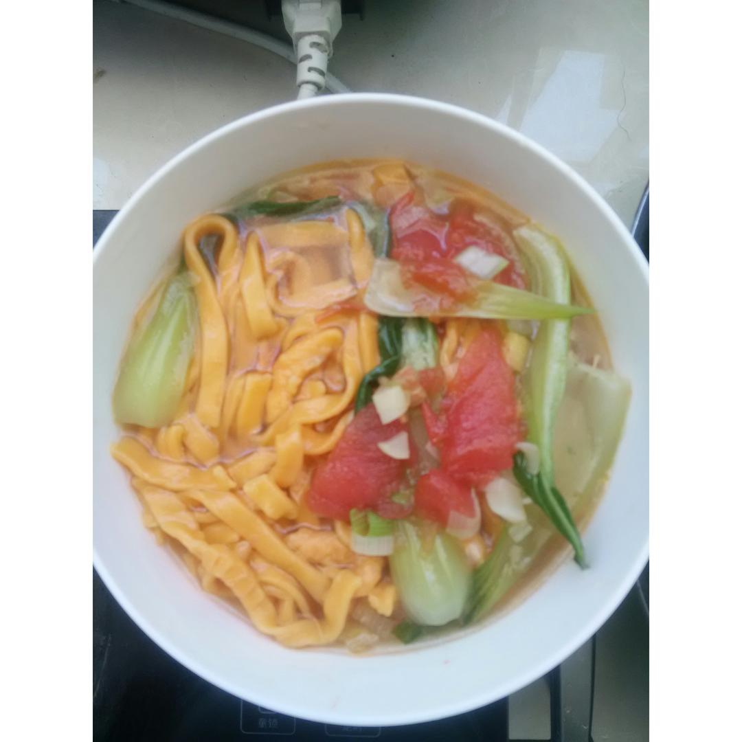 爱心满满的手擀蔬菜面 宝宝辅食 8M+