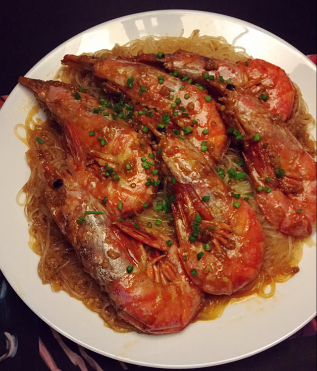 cici_h9pc做的干烧阿根廷红虾