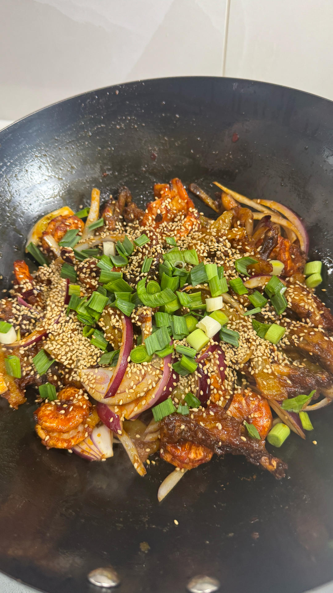 干锅土豆鸡翅虾