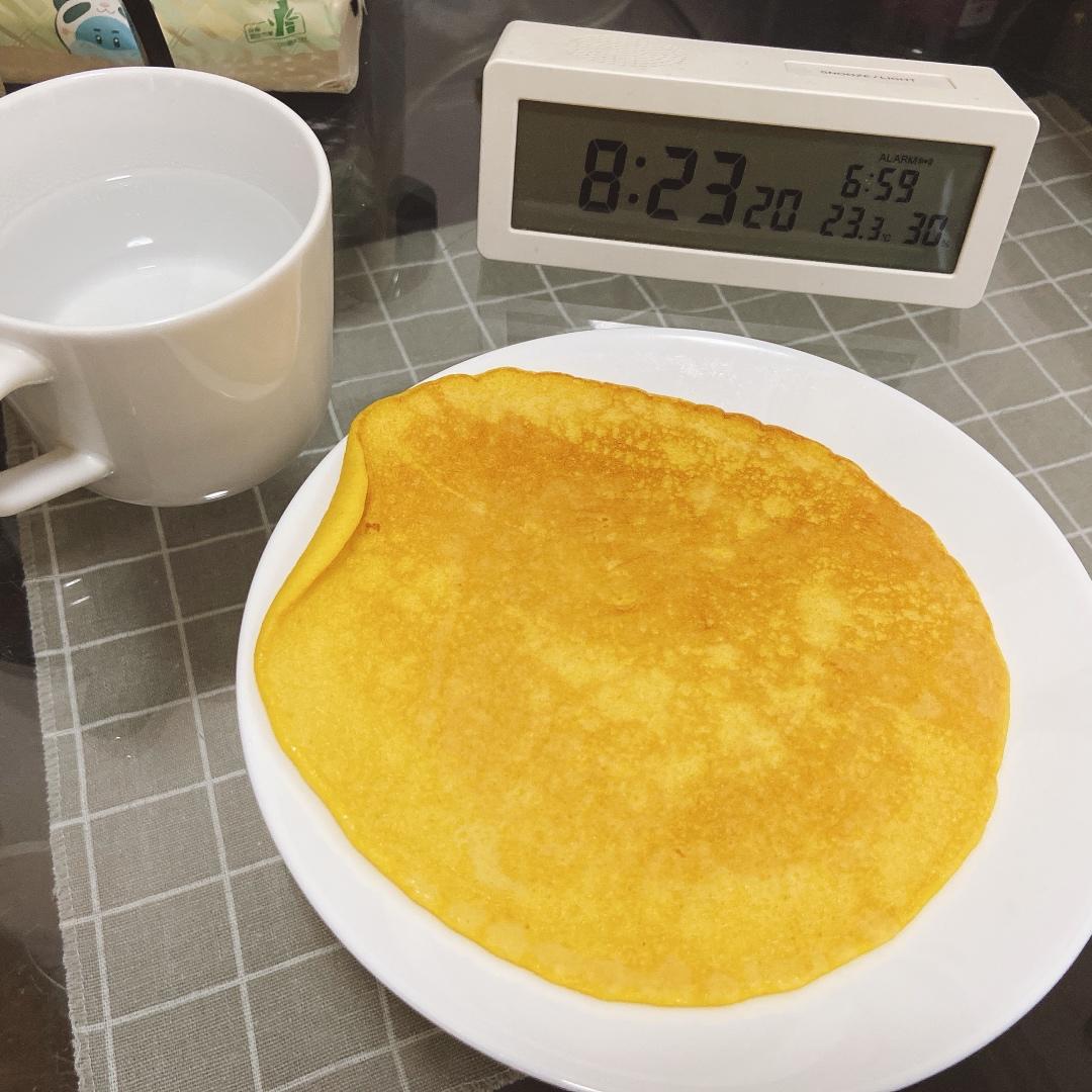 玉米面鸡蛋饼