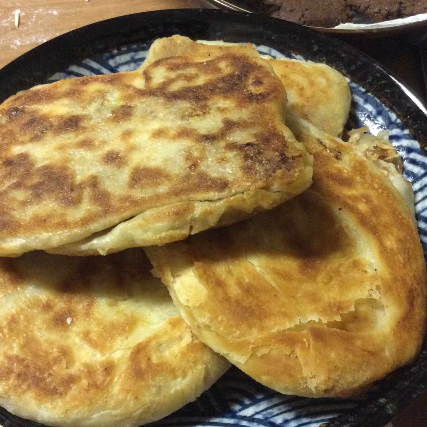 发面葱油酥饼