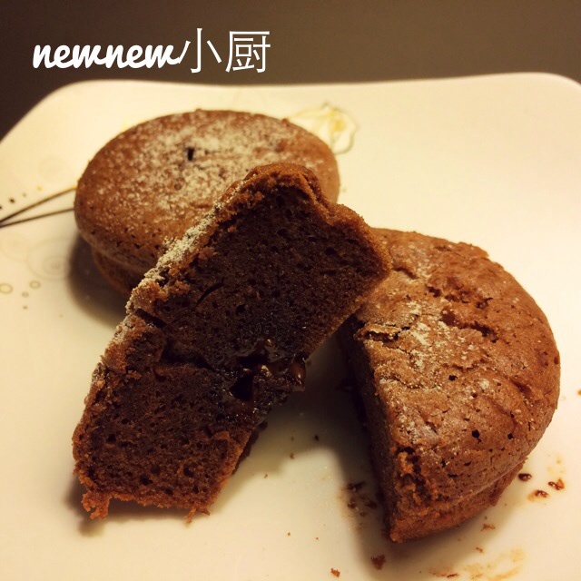 莫尼卡美食厨房：爆浆巧克力蛋糕