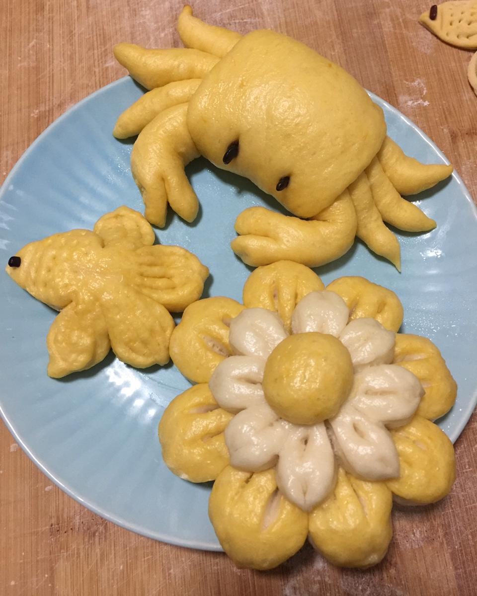螃蟹南瓜包