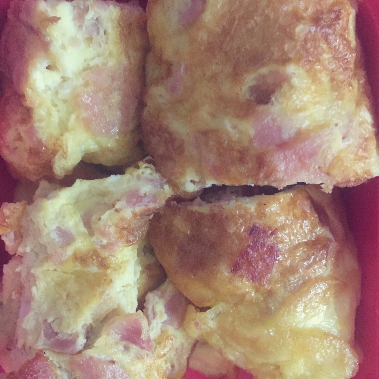 火腿鸡蛋卷