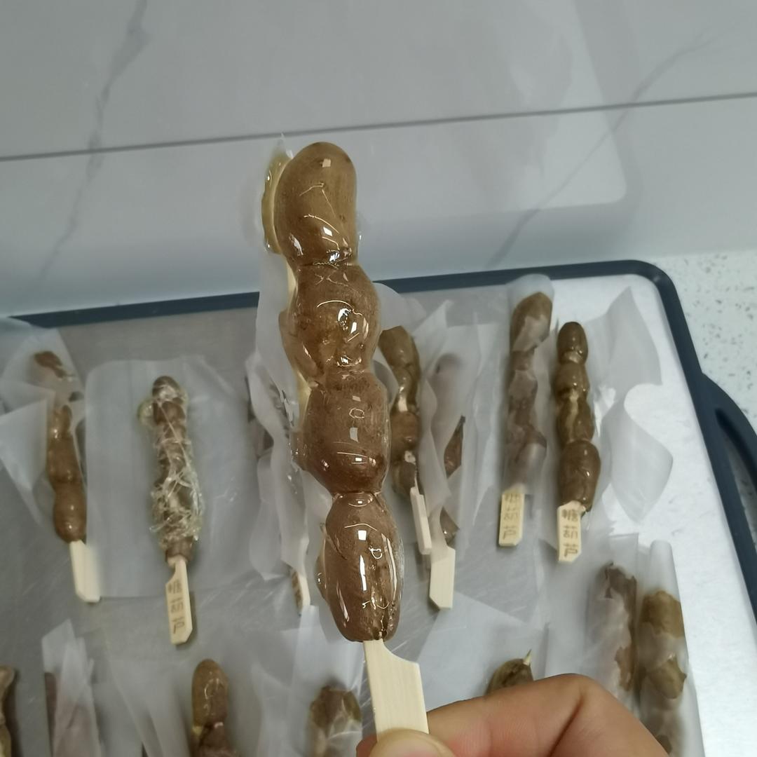 冰糖山药豆 mini冰糖葫芦