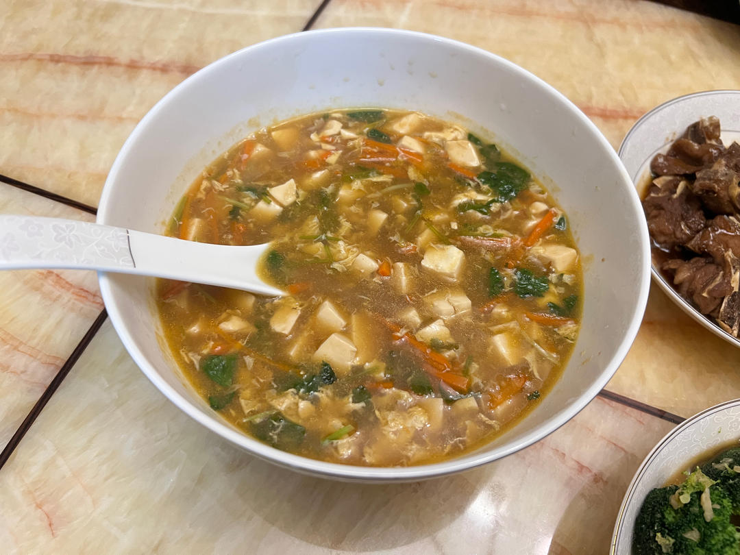 酸辣豆腐汤