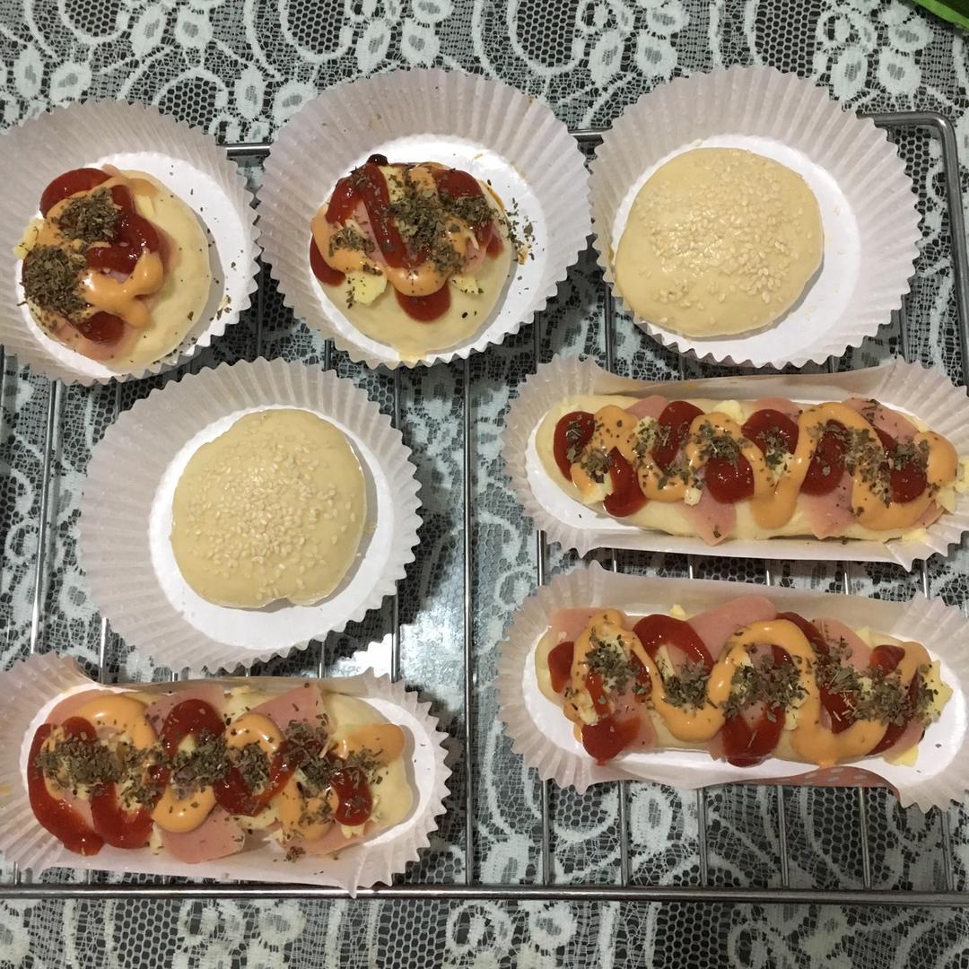 肉松沙拉酱面包（65度汤种）