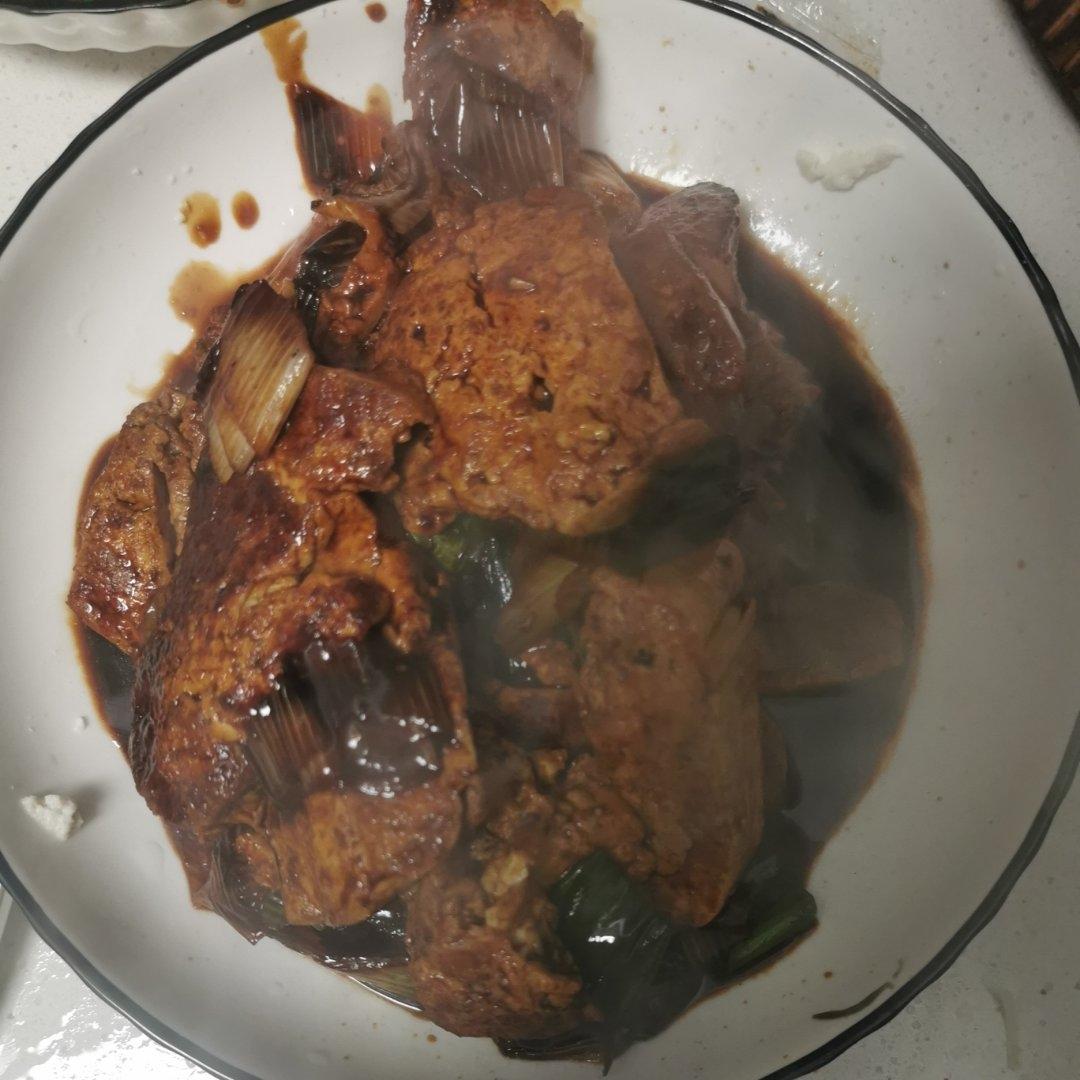 葱烧豆腐