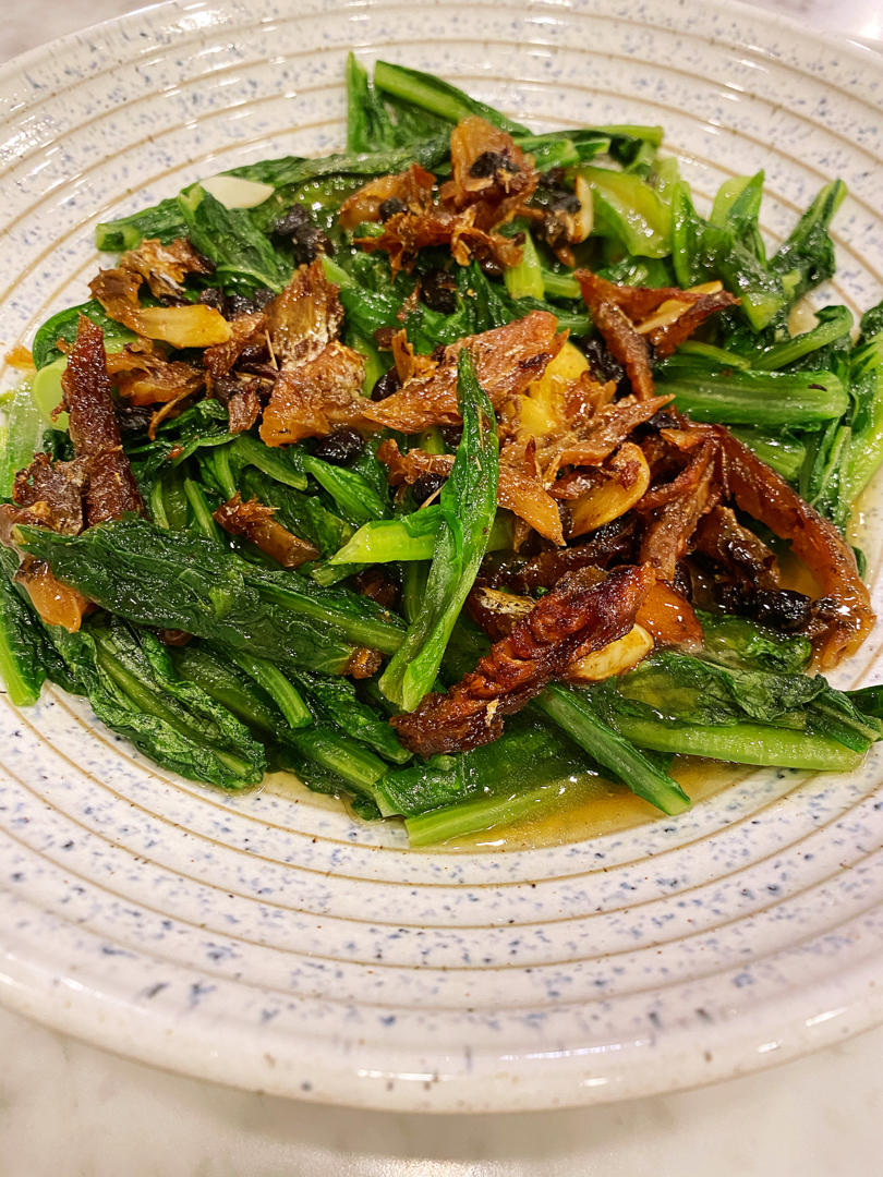 豆豉鲮鱼油麦菜