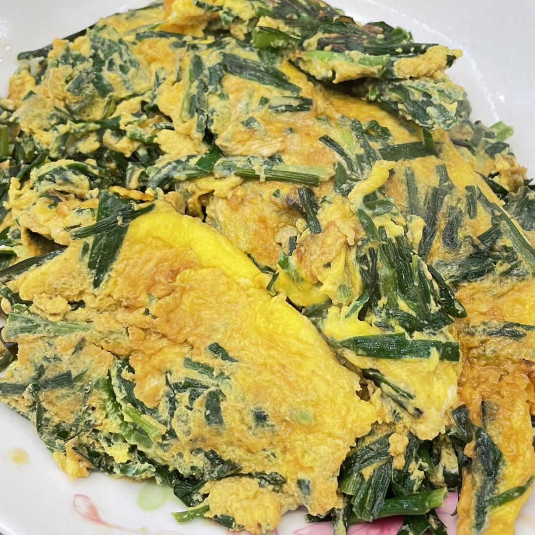 韭菜炒鸡蛋——三分钟快手下饭菜 掌握火候的秘诀