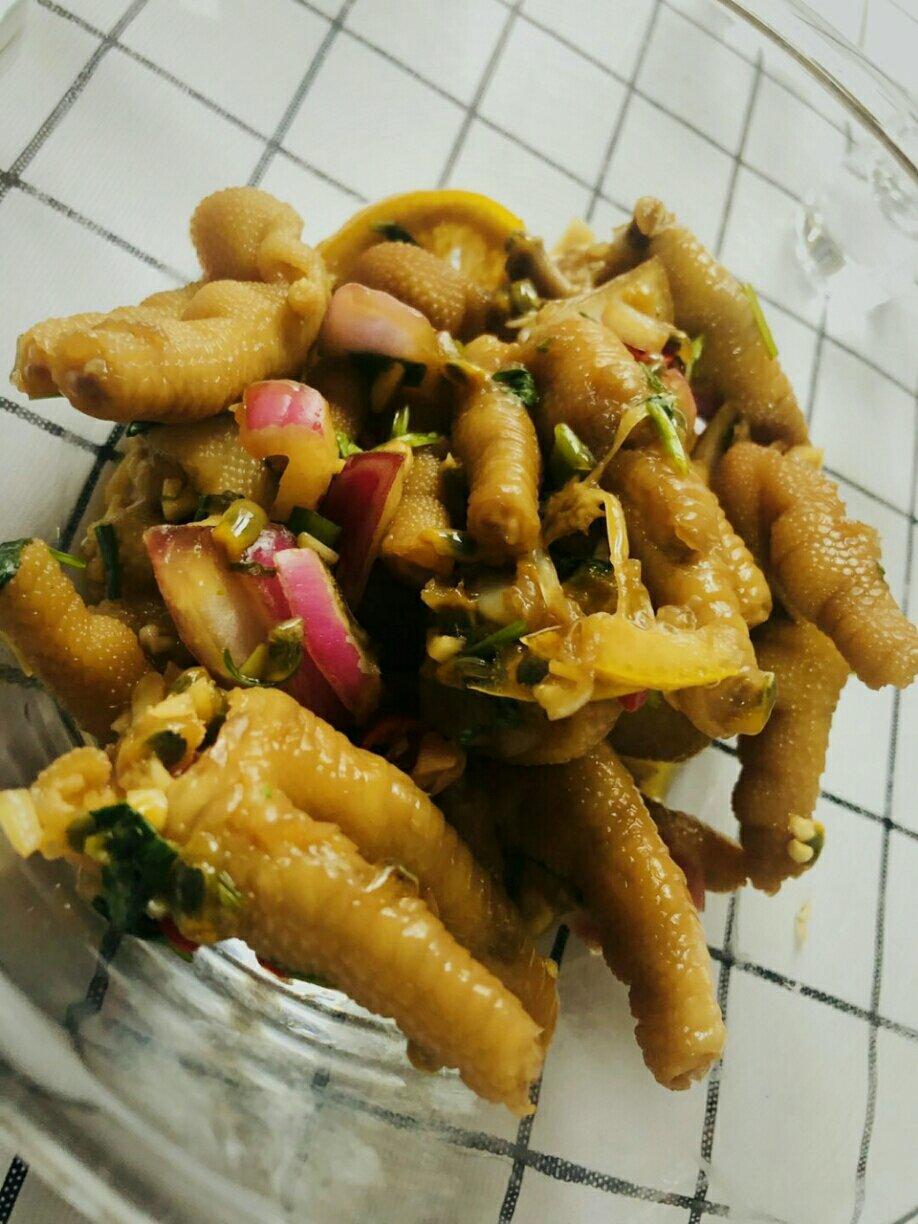 抖音网红百香果柠檬凤爪