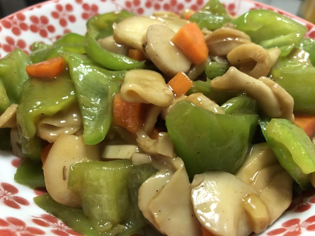 老丁的私房菜-美极杏鲍菇