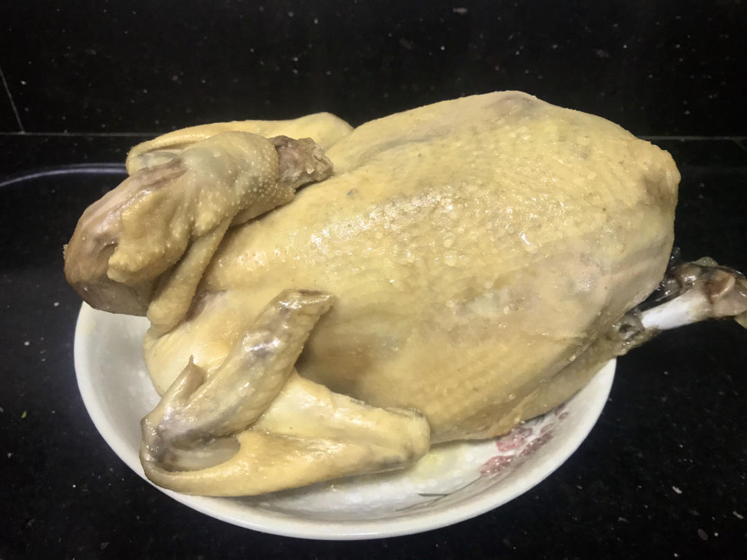 盐焗鸡(电饭煲)&鸡油饭
