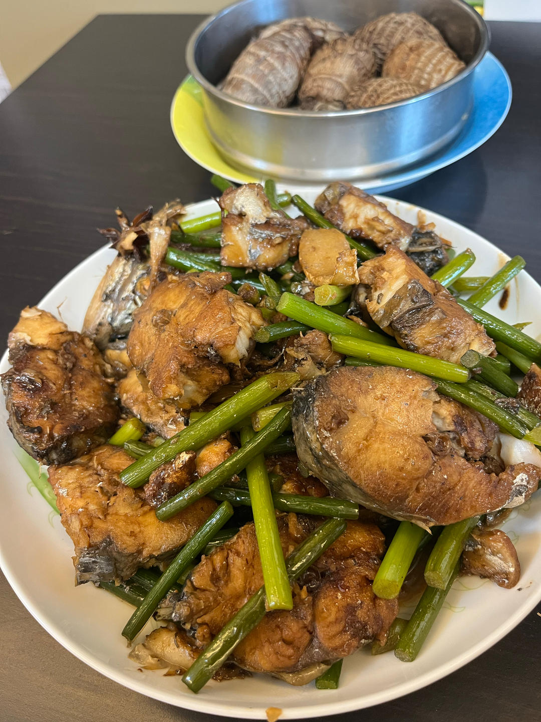 蒜苔鲅鱼