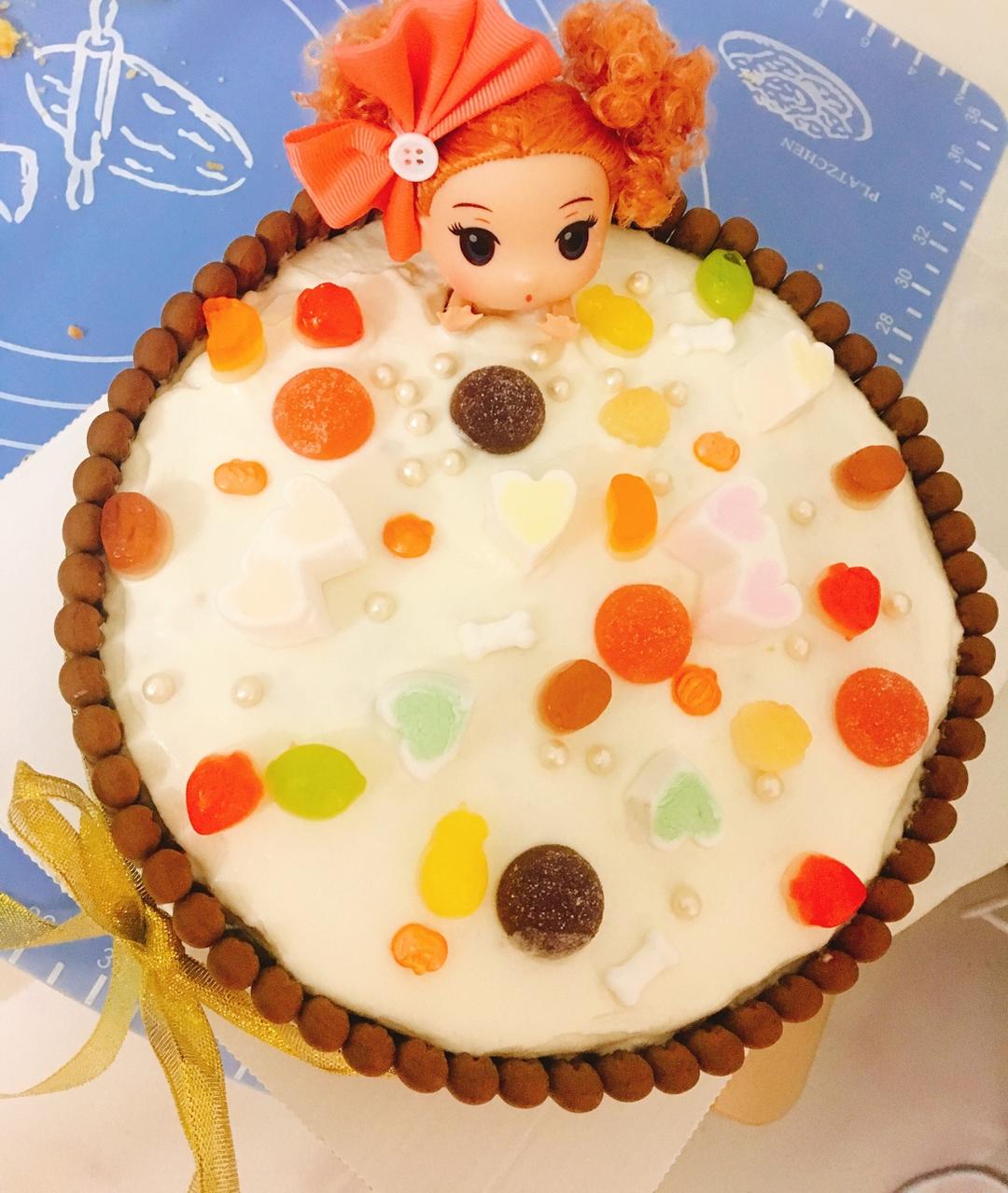 芭比娃娃款式蛋糕