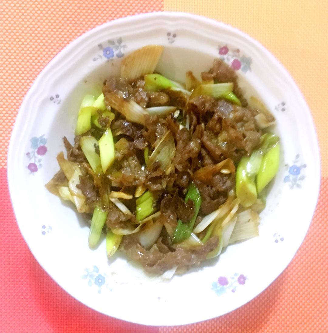 葱爆羊(牛)肉