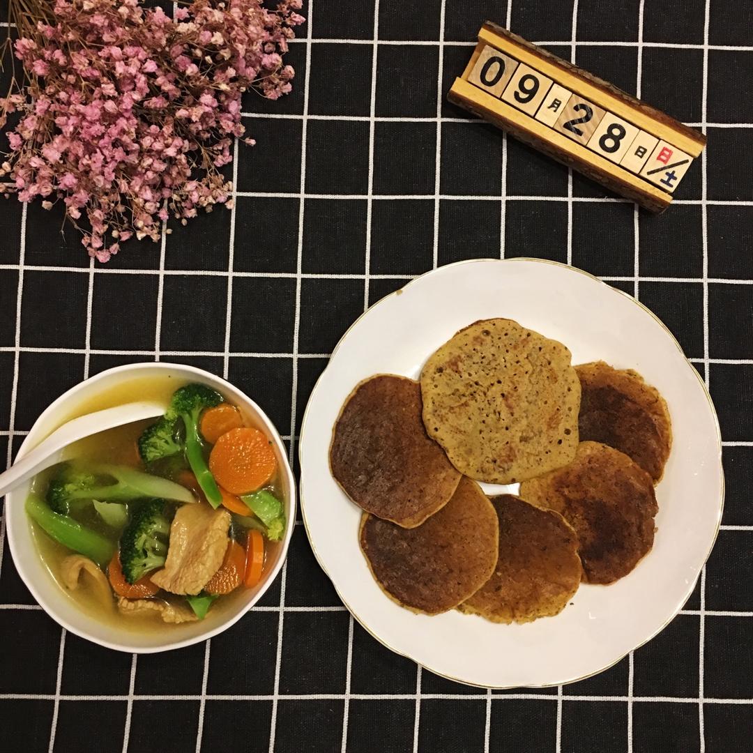 超简单红枣牛奶鸡蛋饼（不粘锅）