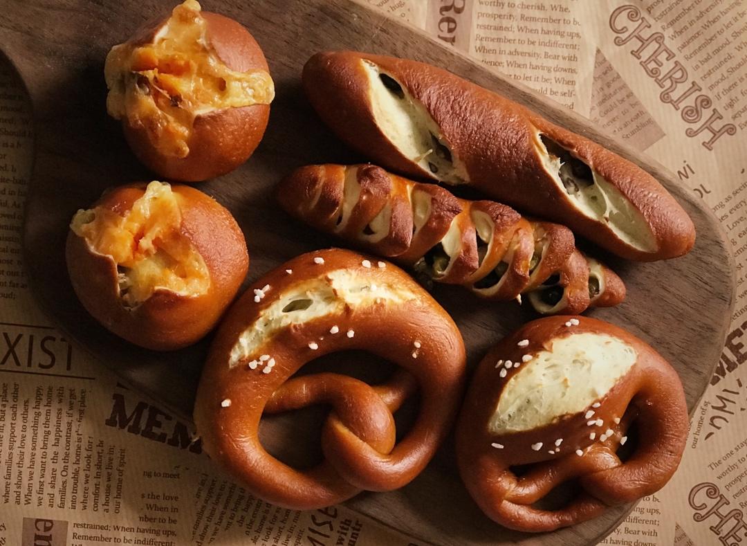 最详细的碱水包 【德国结面包 布雷结面包】有关碱水面包Brezel的一切 Bretzel Brezen Pretzel