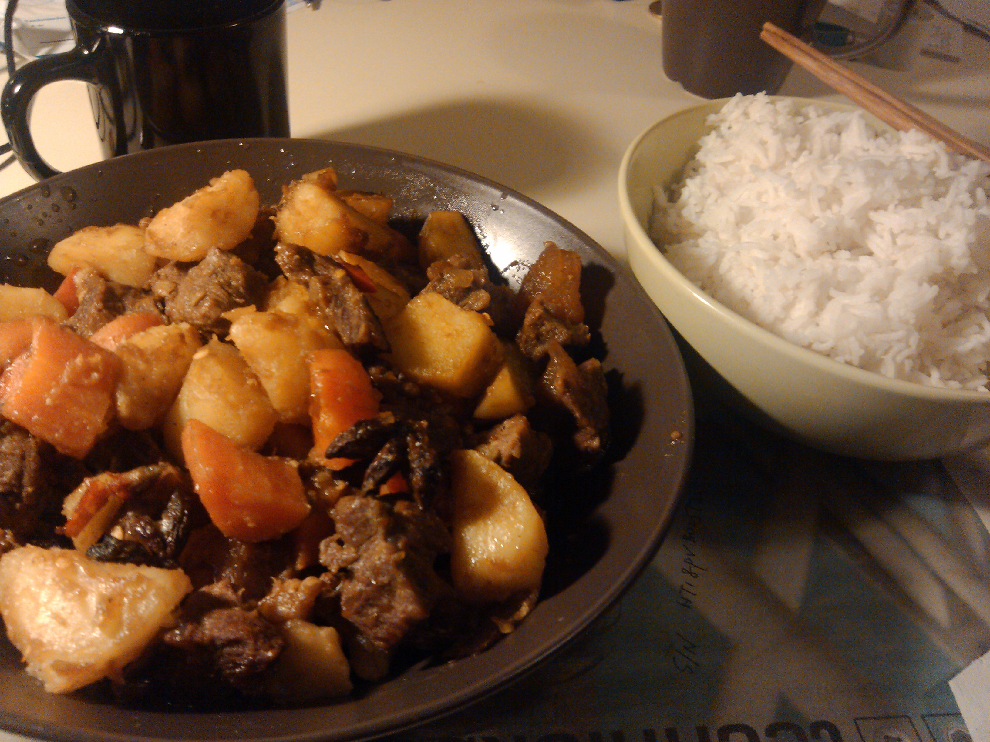 土豆烧牛肉