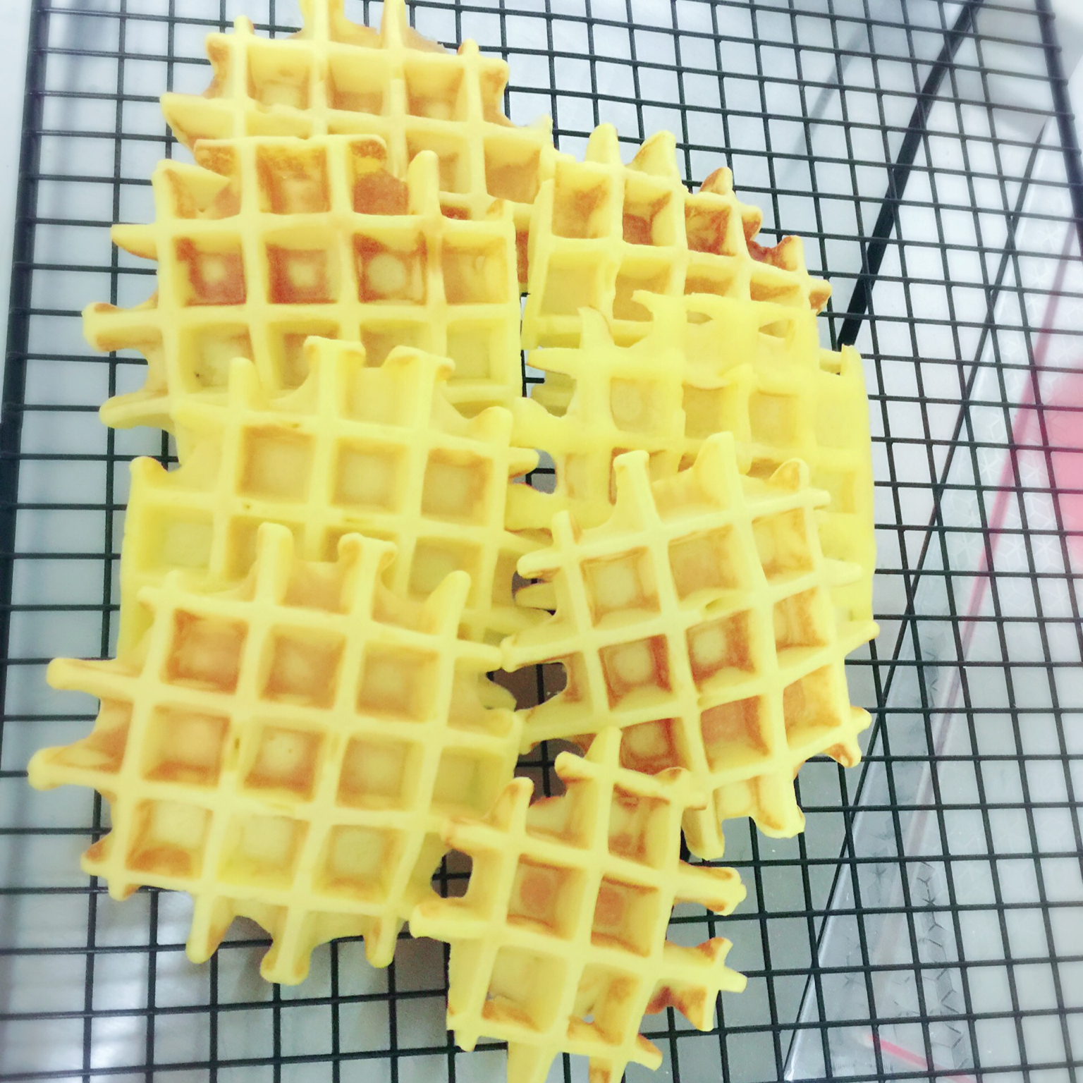 芝麻酸奶华夫饼