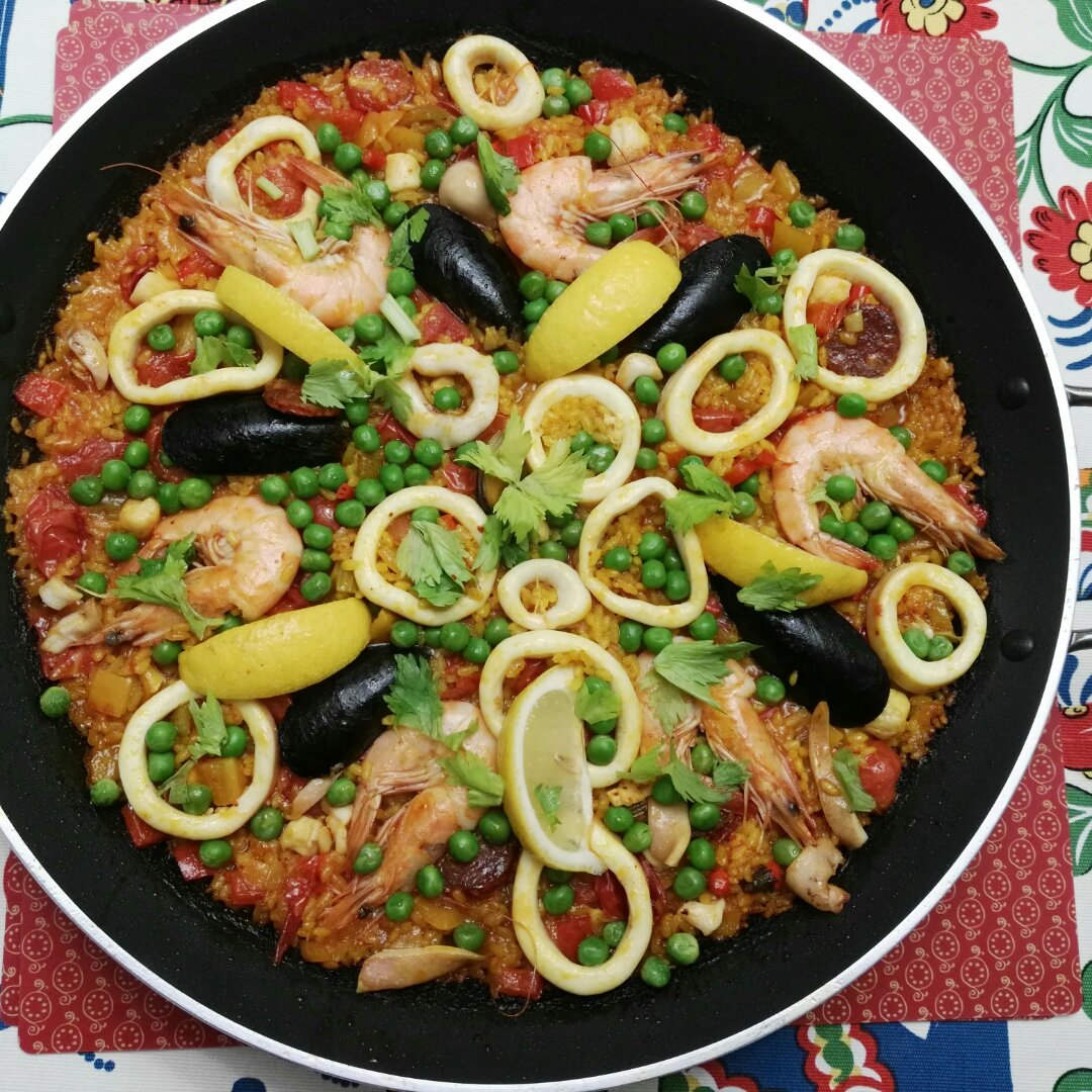 【曼食慢语】Seafood Paella 西班牙海鲜饭